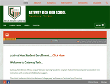 Tablet Screenshot of gatewayhs.org